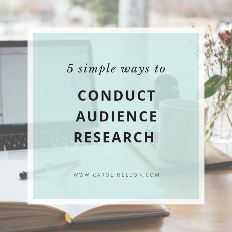 5 Simple Ways to Conduct Audience Research