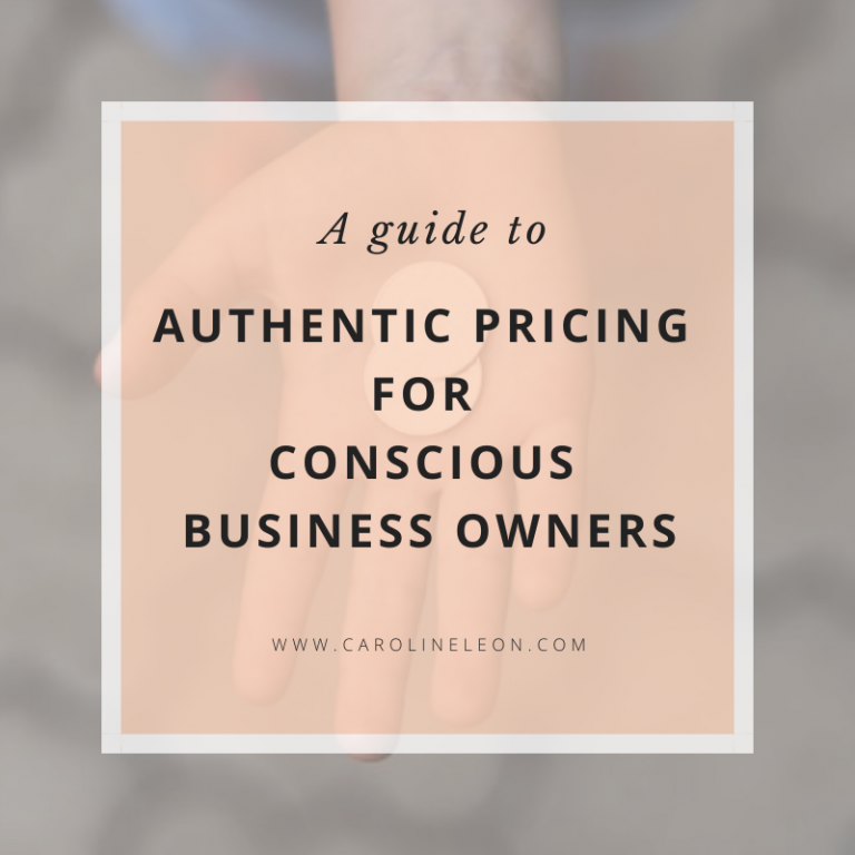 A Guide to Authentic Pricing for Conscious Business Owners
