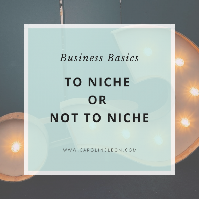 To Niche Or Not To Niche