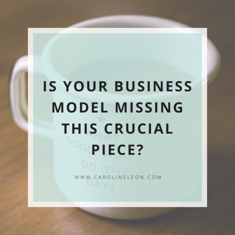 Is Your Business Model Missing This Crucial Piece?