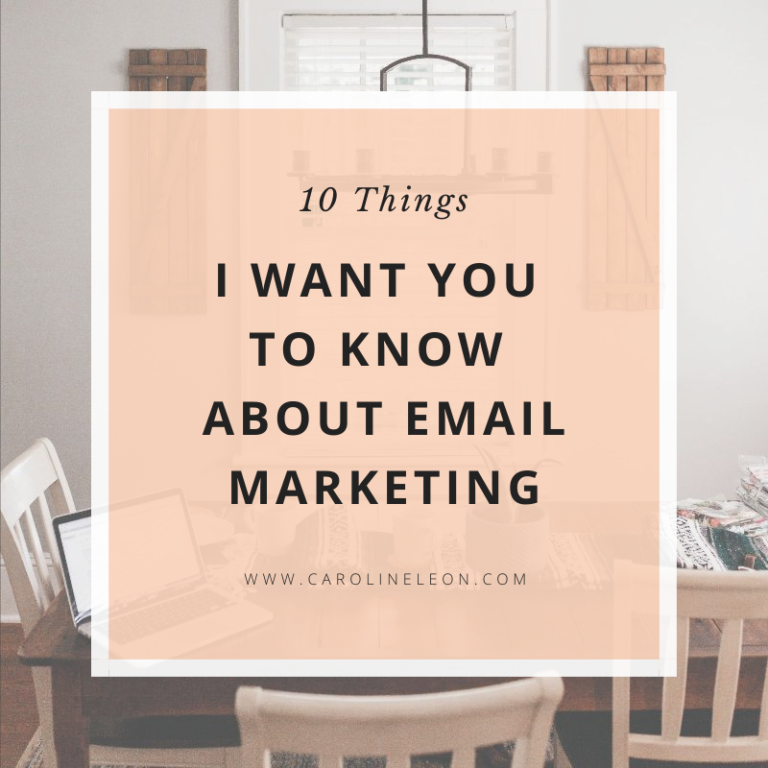 10 Things I Want You To Know About Email Marketing