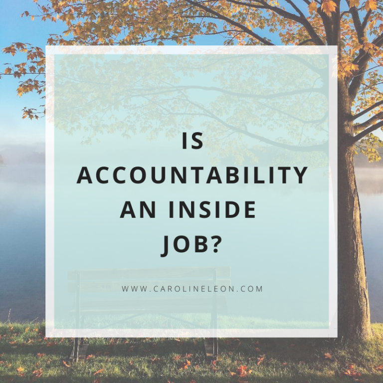 Is Accountability An Inside Job?