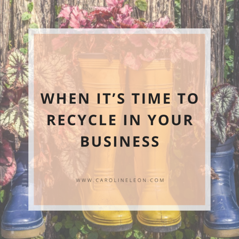 When It’s Time To Recycle In Your Business