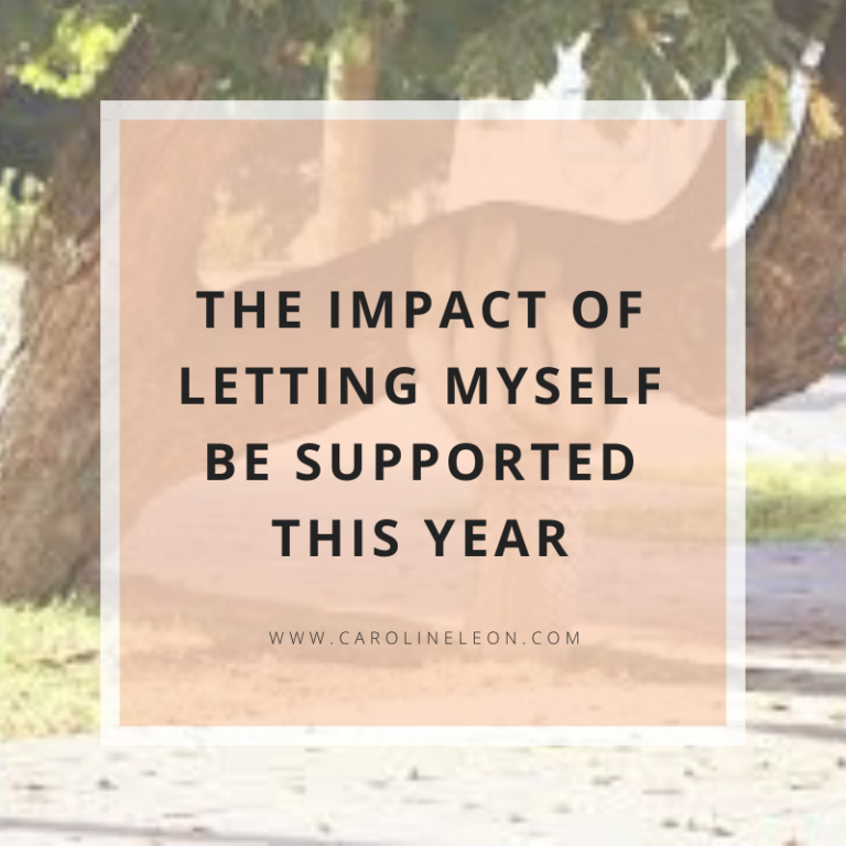 The Impact of Letting Myself Be Supported This Year