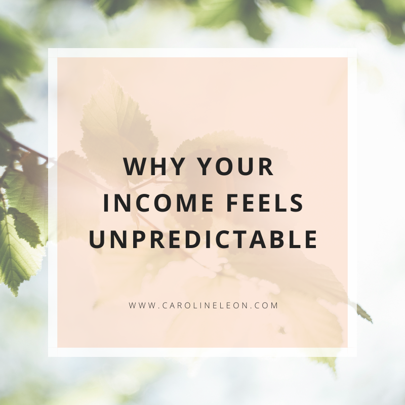 Why your income feels unpredictable