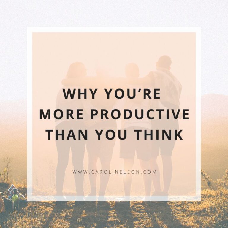 Why you're more productive than you think